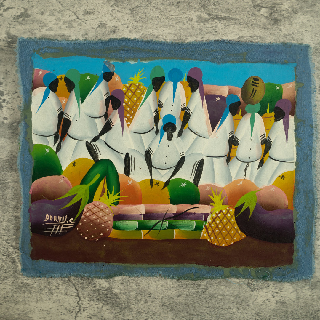 Haitian Painting Tropical Bounty