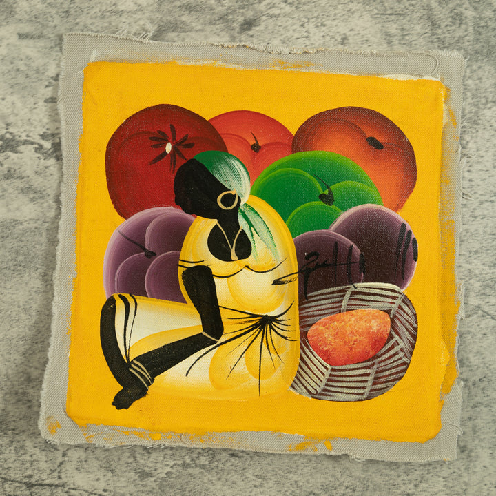 Haitian Painting Fruitful Repose