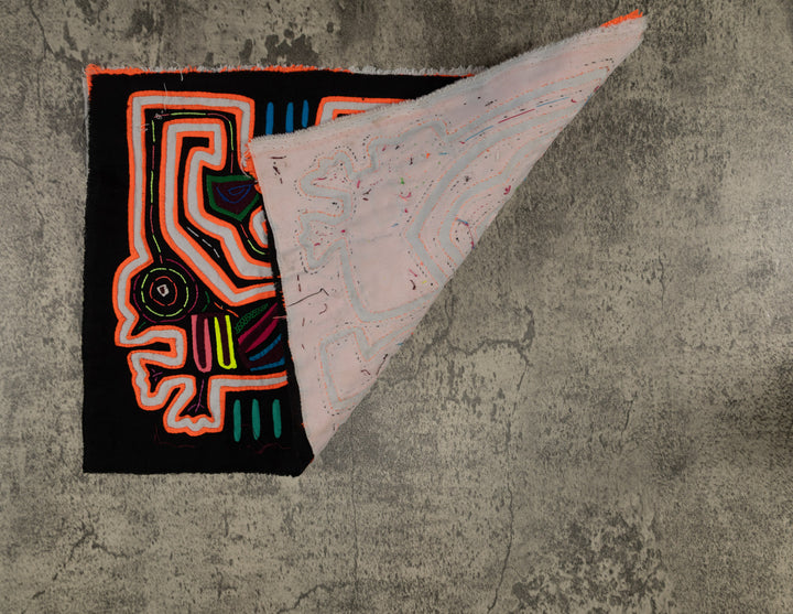 Classic Black White And Orange Chick On A String Mola