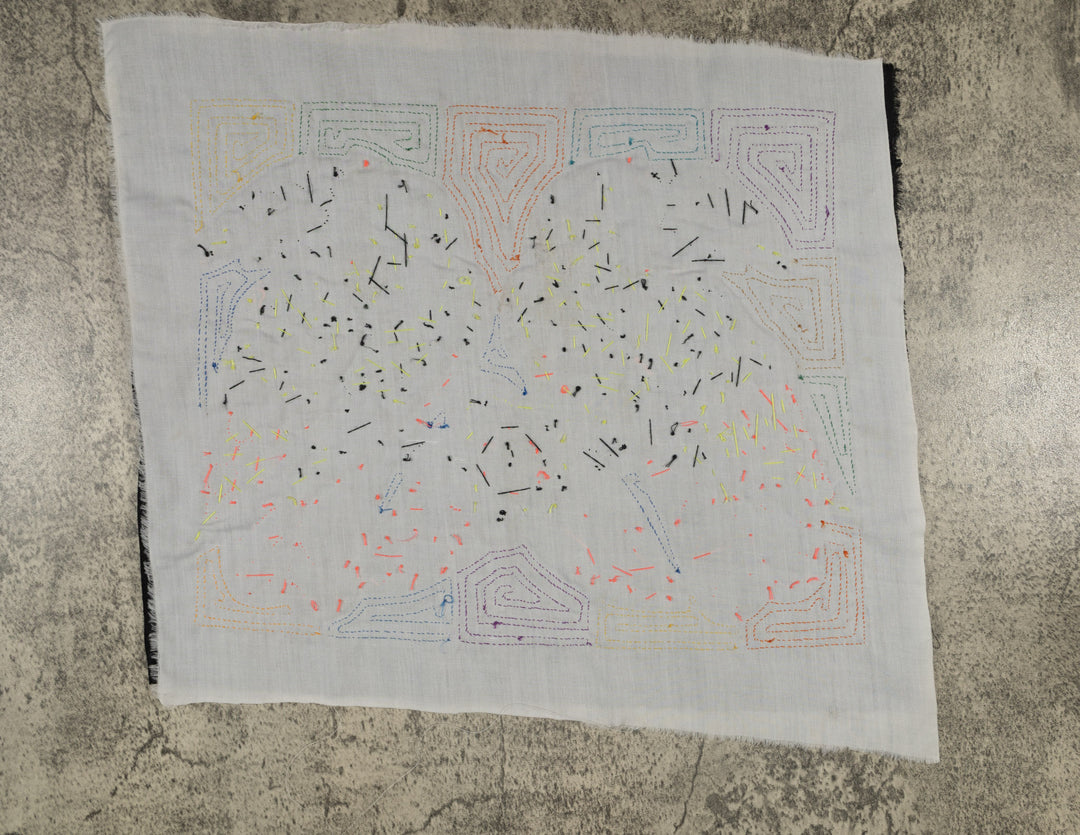 Bright Toucans with Floral Centerpiece Mola