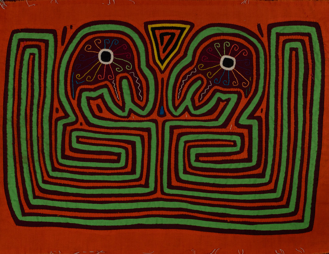 Classic Orange And Green Talking Heads Mola