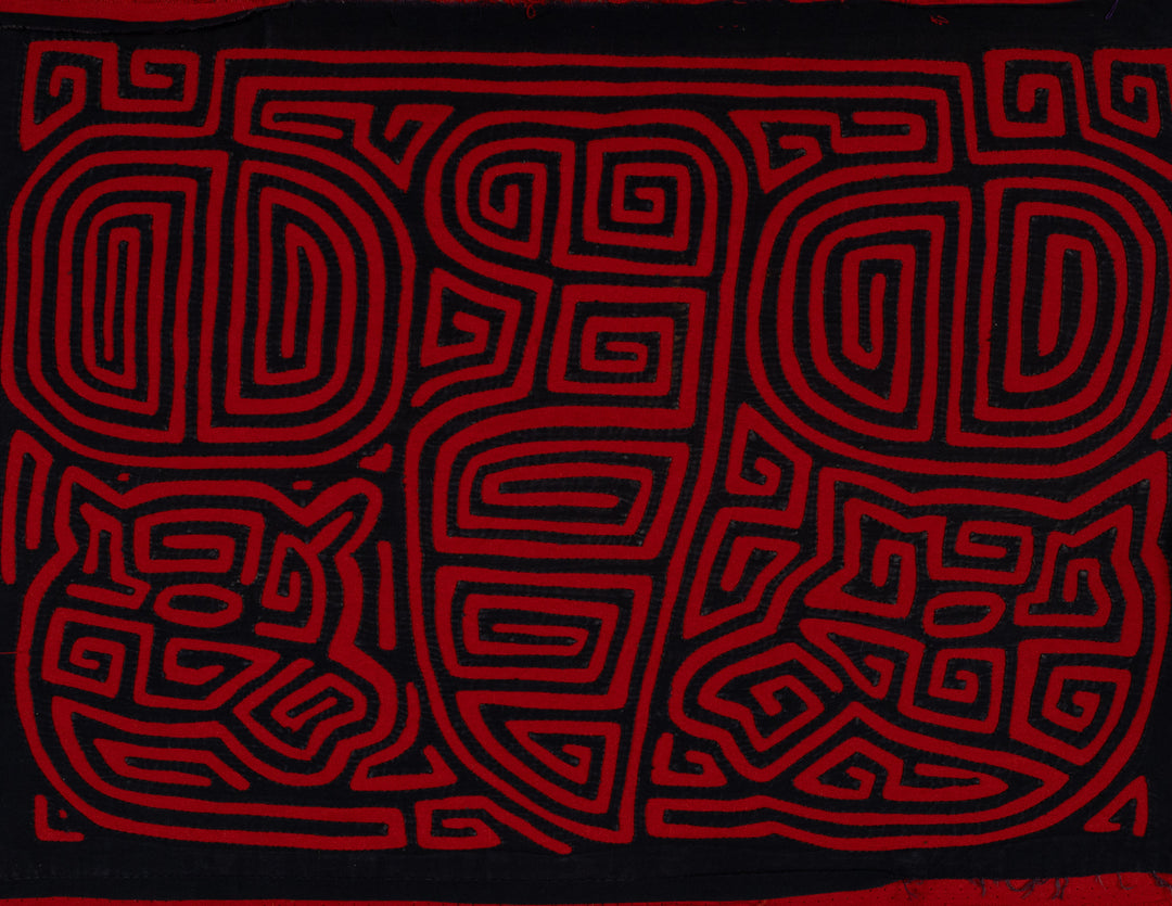 Black And Red Machete And Dog Mola