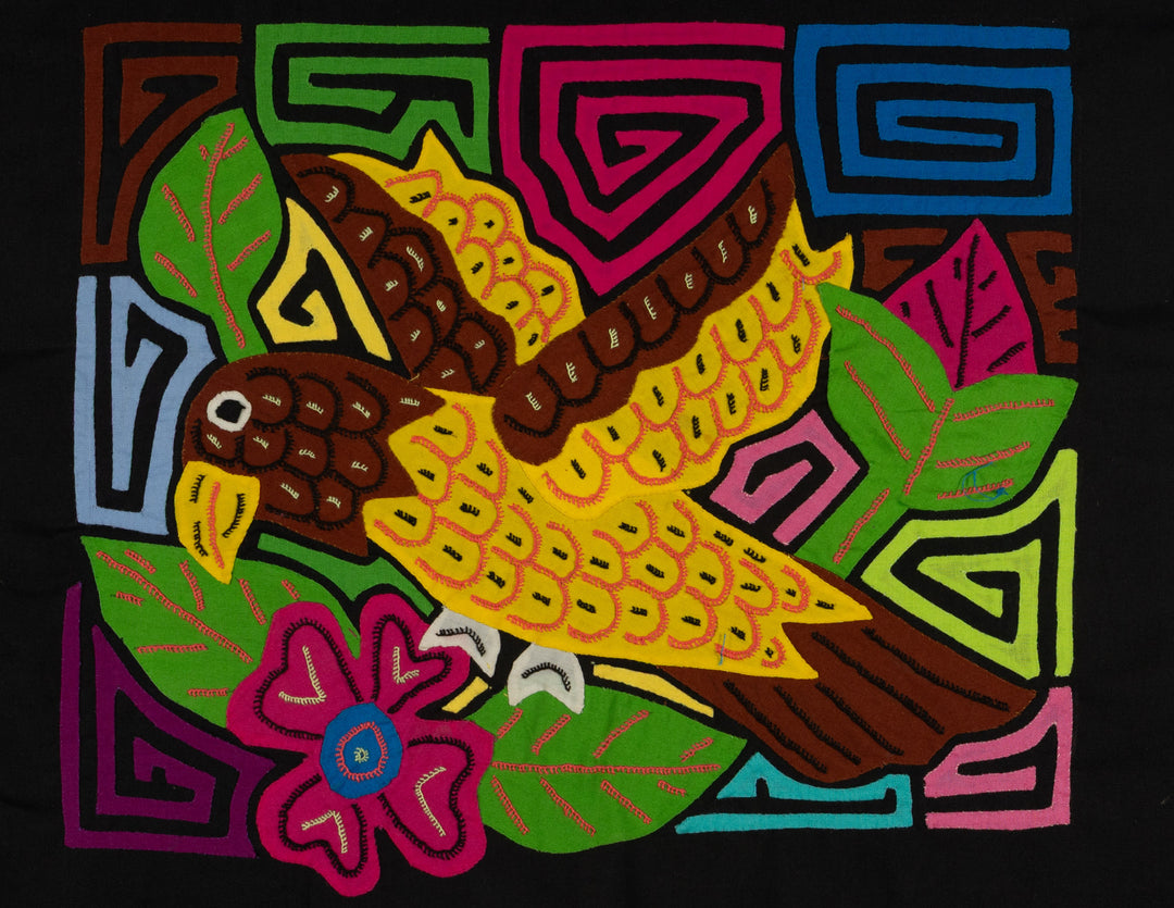 Fantasy Yellow And Brown Jungle Bird Mola