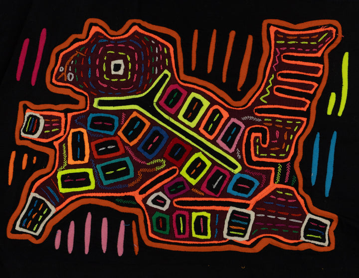 Neon Orange Psychedelic Puppy Dog Mola