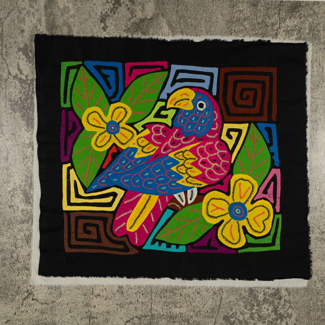 Fantasy Blue Yellow And Red Parrot Bird Mola