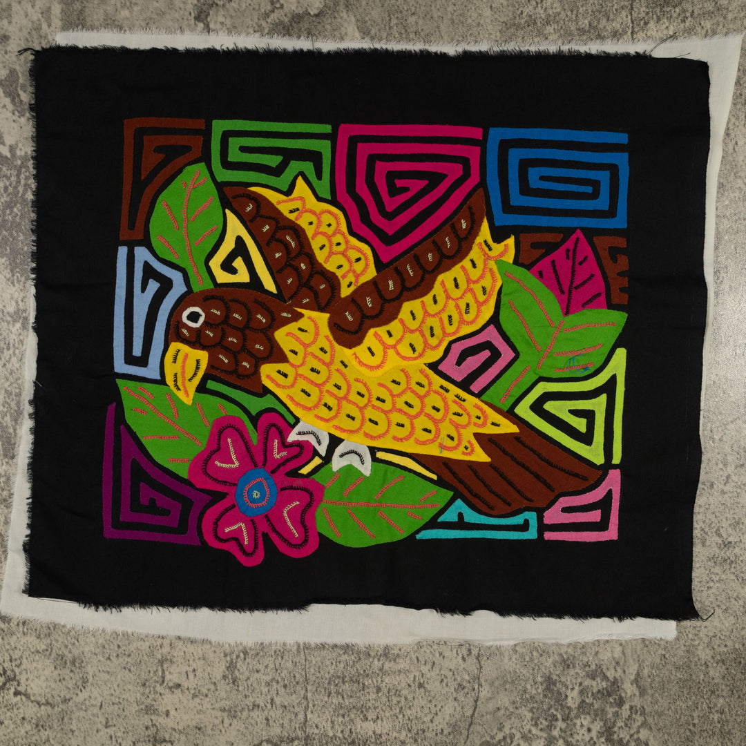 Fantasy Yellow And Brown Jungle Bird Mola