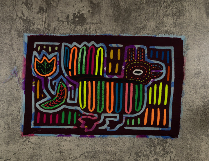 Vintage Maroon King Of The Jungle Mola