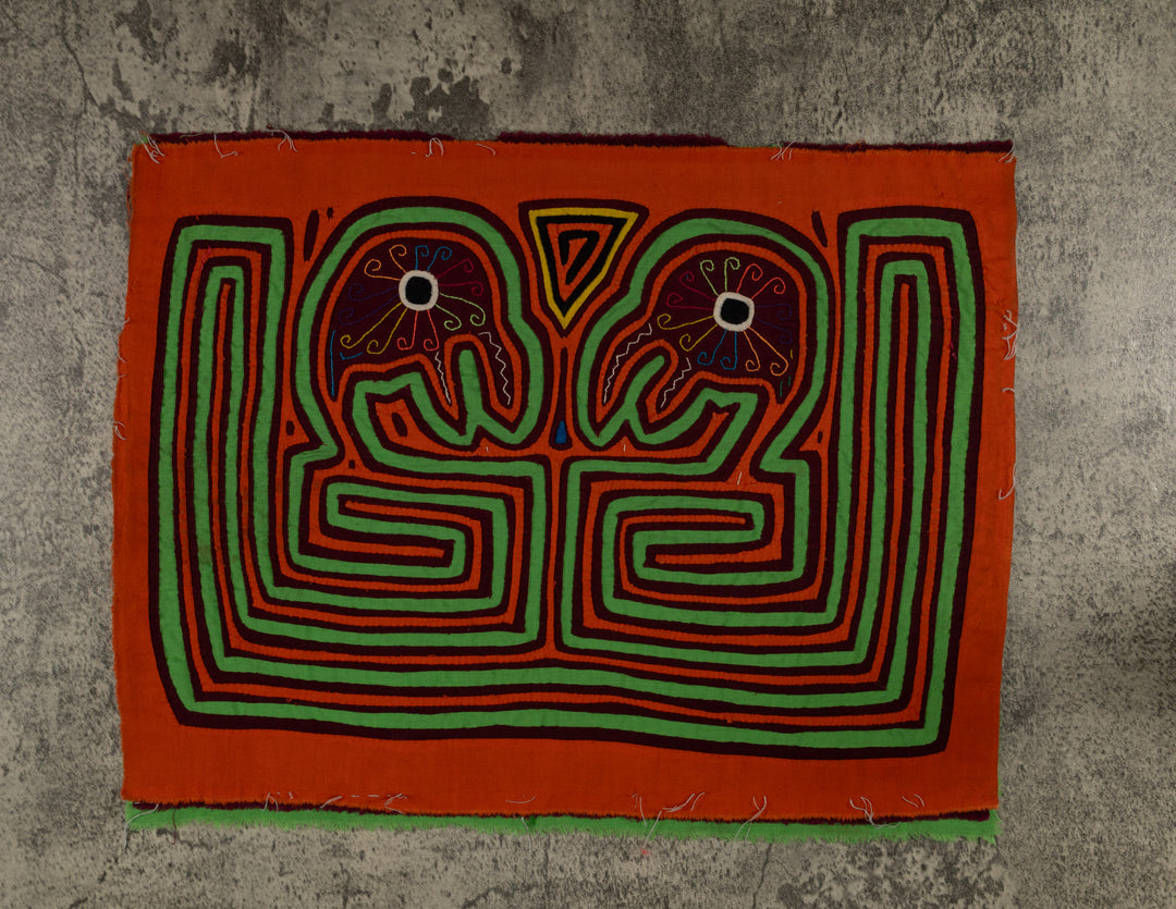 Classic Orange And Green Talking Heads Mola