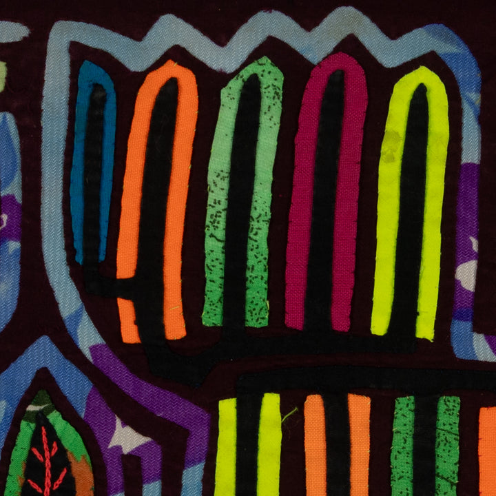 Vintage Maroon King Of The Jungle Mola