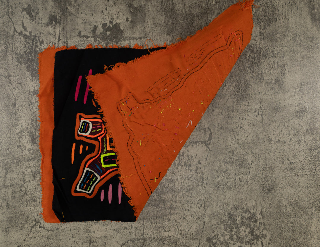 Neon Orange Psychedelic Puppy Dog Mola