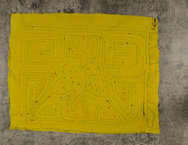 Classic Burgundy And Yellow Butterfly Mola