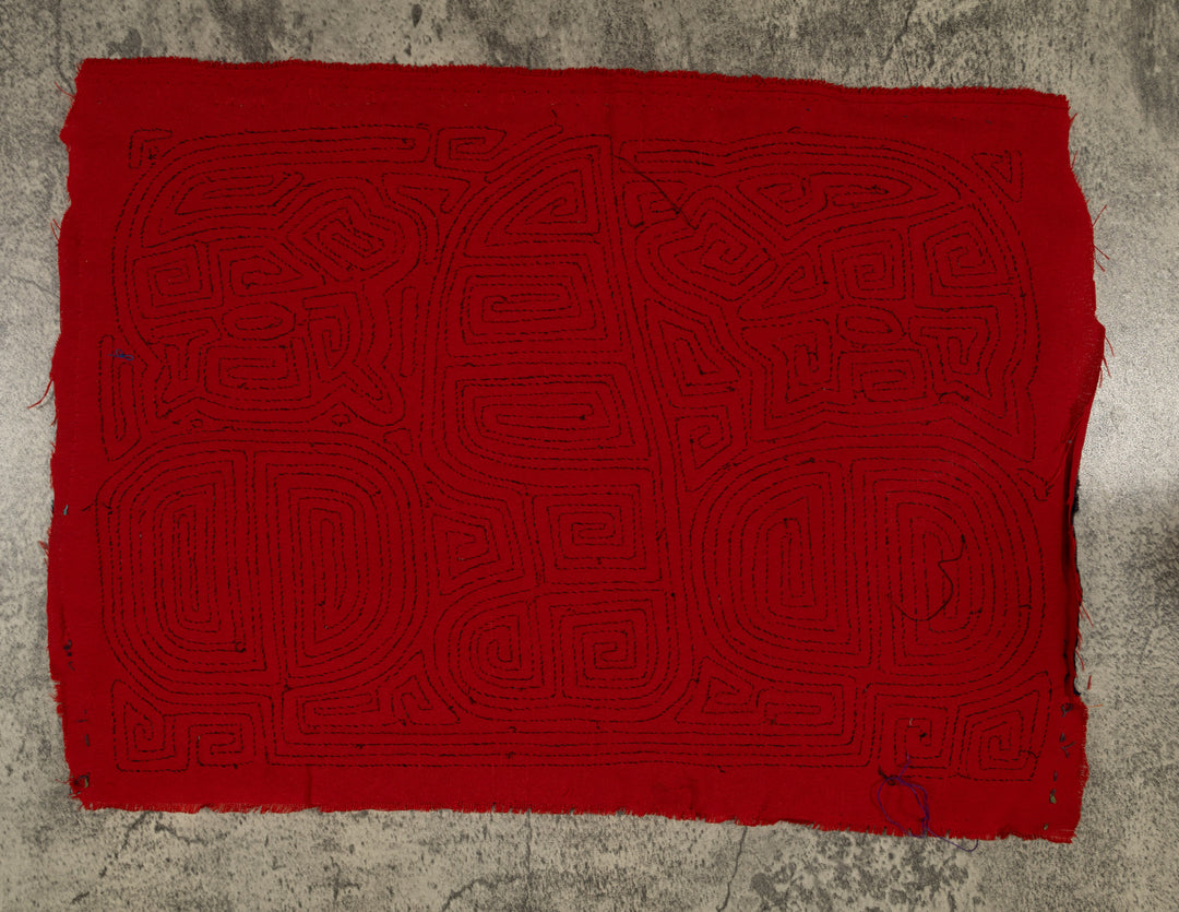 Black And Red Machete And Dog Mola