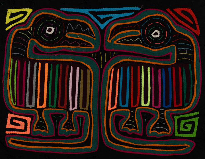 Classic Rainbow Colors Buzzard Bird Mola