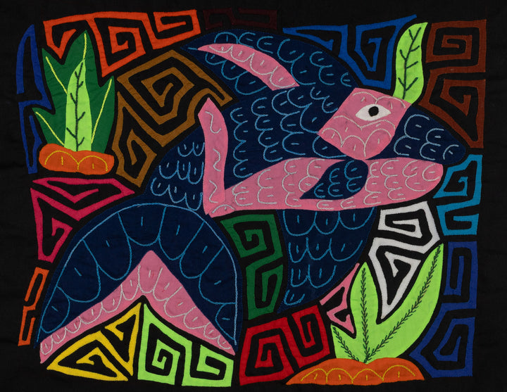 Fantasy Pink And Blue Dolphin Mola