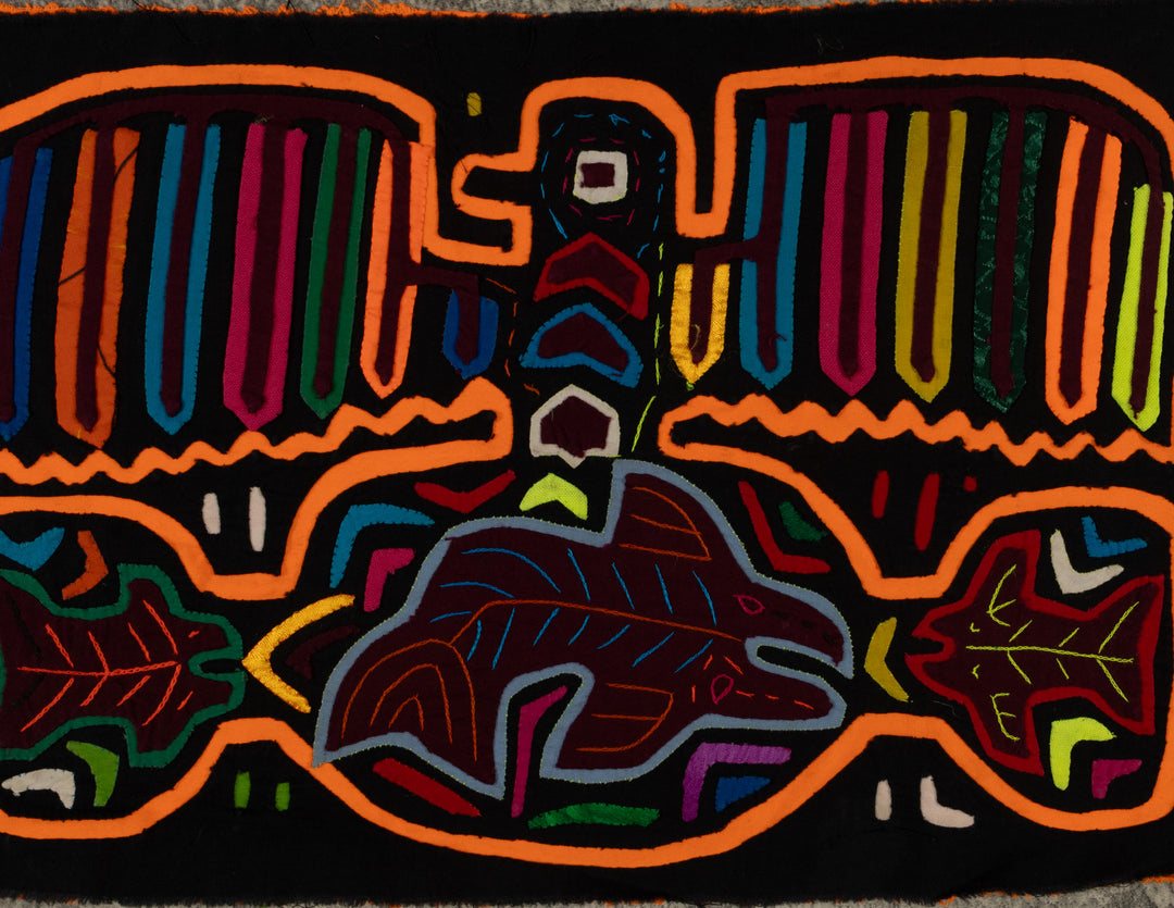 Neon Orange Broad Wing Kinkfisher Bird Mola