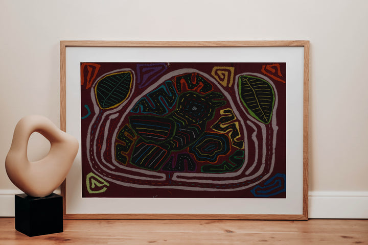 Traditional Burgundy Song Bird Mola