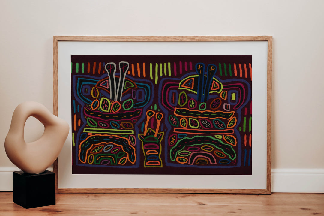 Classic Rainbow Colors Fantasy Lobster Mola