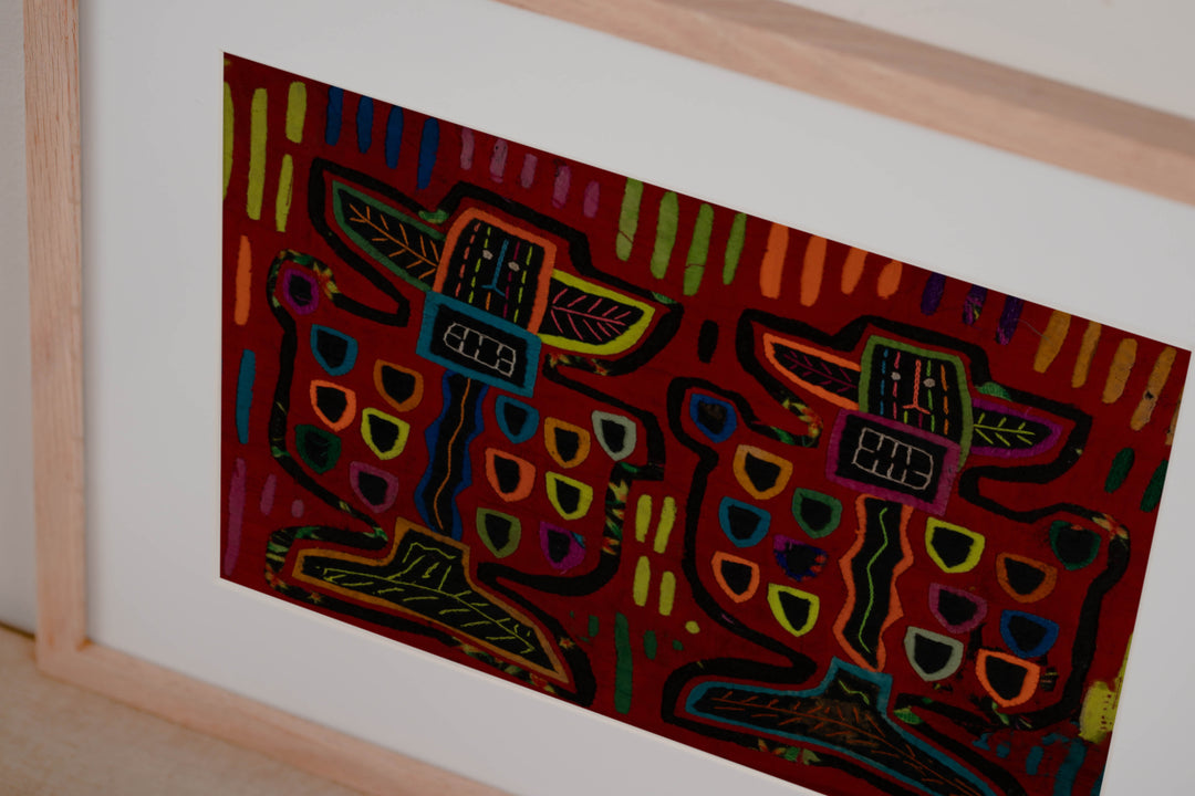 Vintage Weird Totem Pole Mola