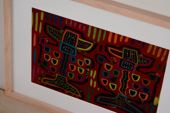 Vintage Weird Totem Pole Mola