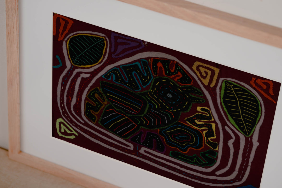 Traditional Burgundy Song Bird Mola