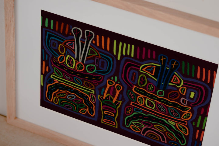 Classic Rainbow Colors Fantasy Lobster Mola