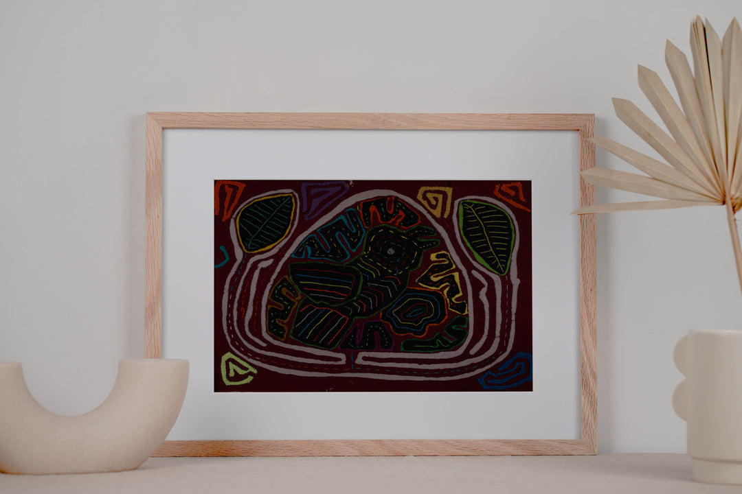 Traditional Burgundy Song Bird Mola