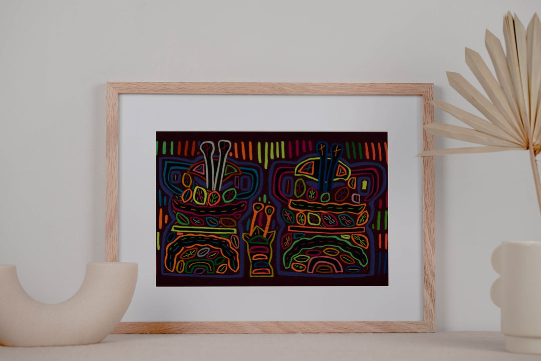 Classic Rainbow Colors Fantasy Lobster Mola