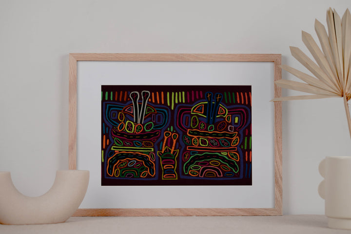 Classic Rainbow Colors Fantasy Lobster Mola