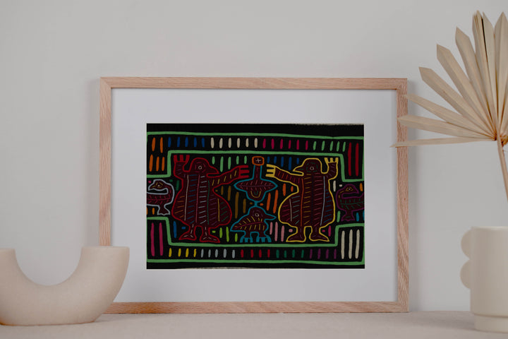 Traditional Green And Red Waltzing Matilda Mola