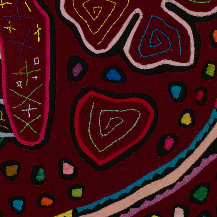 Traditional Kuna Woman Full OF Love Mola