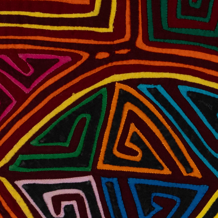 Traditional Multi-Color Deer In The Jungle Mola