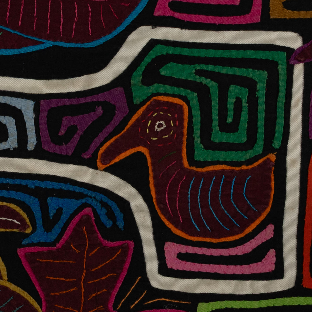 Traditional Multi-Color Ducks Galore Mola