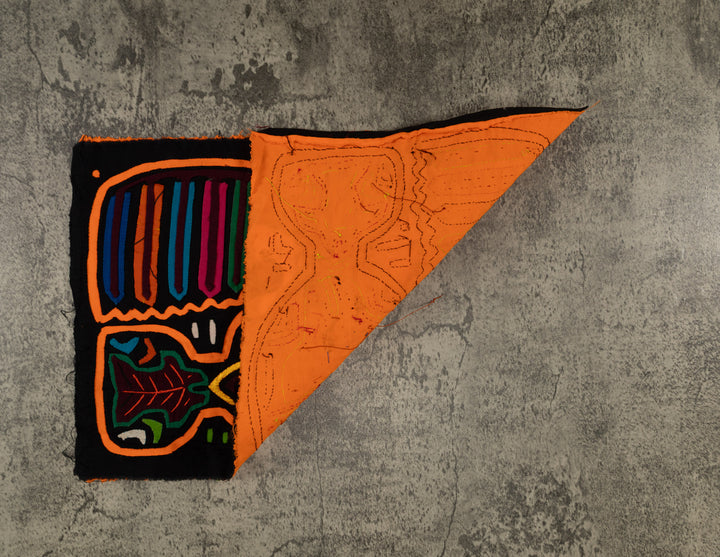 Neon Orange Broad Wing Kinkfisher Bird Mola