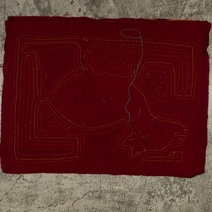 Traditional Multi-Color Deer In The Jungle Mola