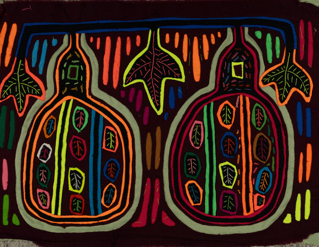 Neon Orange Christmas Tree Ornament Mola