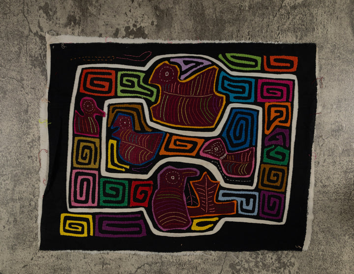 Traditional Multi-Color Ducks Galore Mola