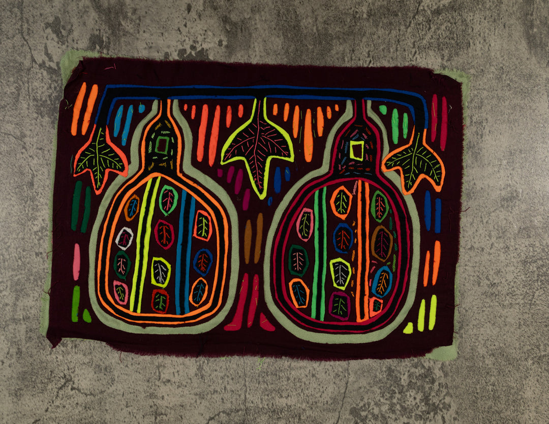 Neon Orange Christmas Tree Ornament Mola