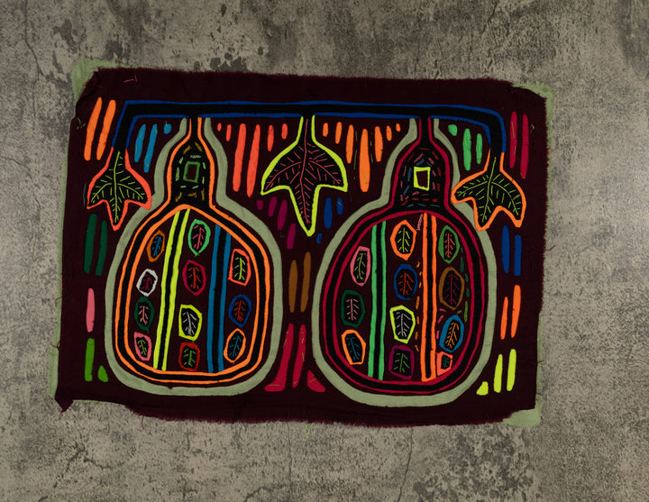 Neon Orange Christmas Tree Ornament Mola