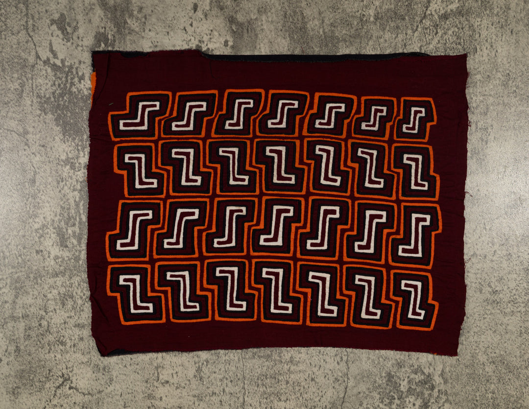 Traditional Burgundy Orange And White Sleepy ZZZ Mola