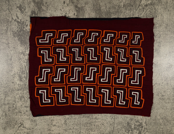 Traditional Burgundy Orange And White Sleepy ZZZ Mola