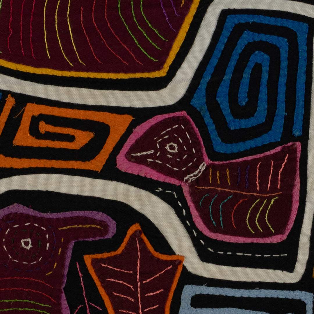 Traditional Multi-Color Ducks Galore Mola