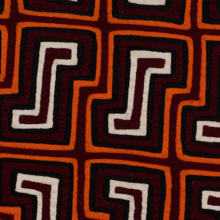 Traditional Burgundy Orange And White Sleepy ZZZ Mola