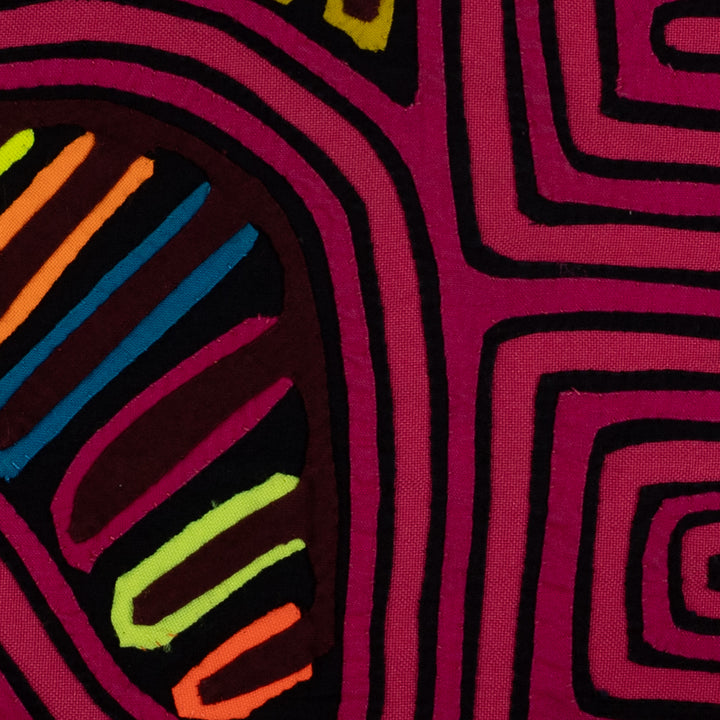 Traditional Pink Jungle Bird Mola