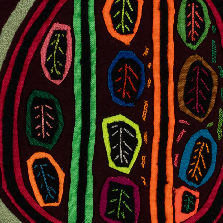 Neon Orange Christmas Tree Ornament Mola