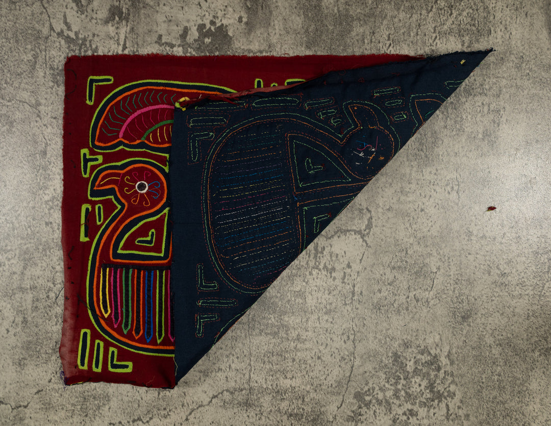 Traditional Multi-Color Duck Under Mushroom Mola