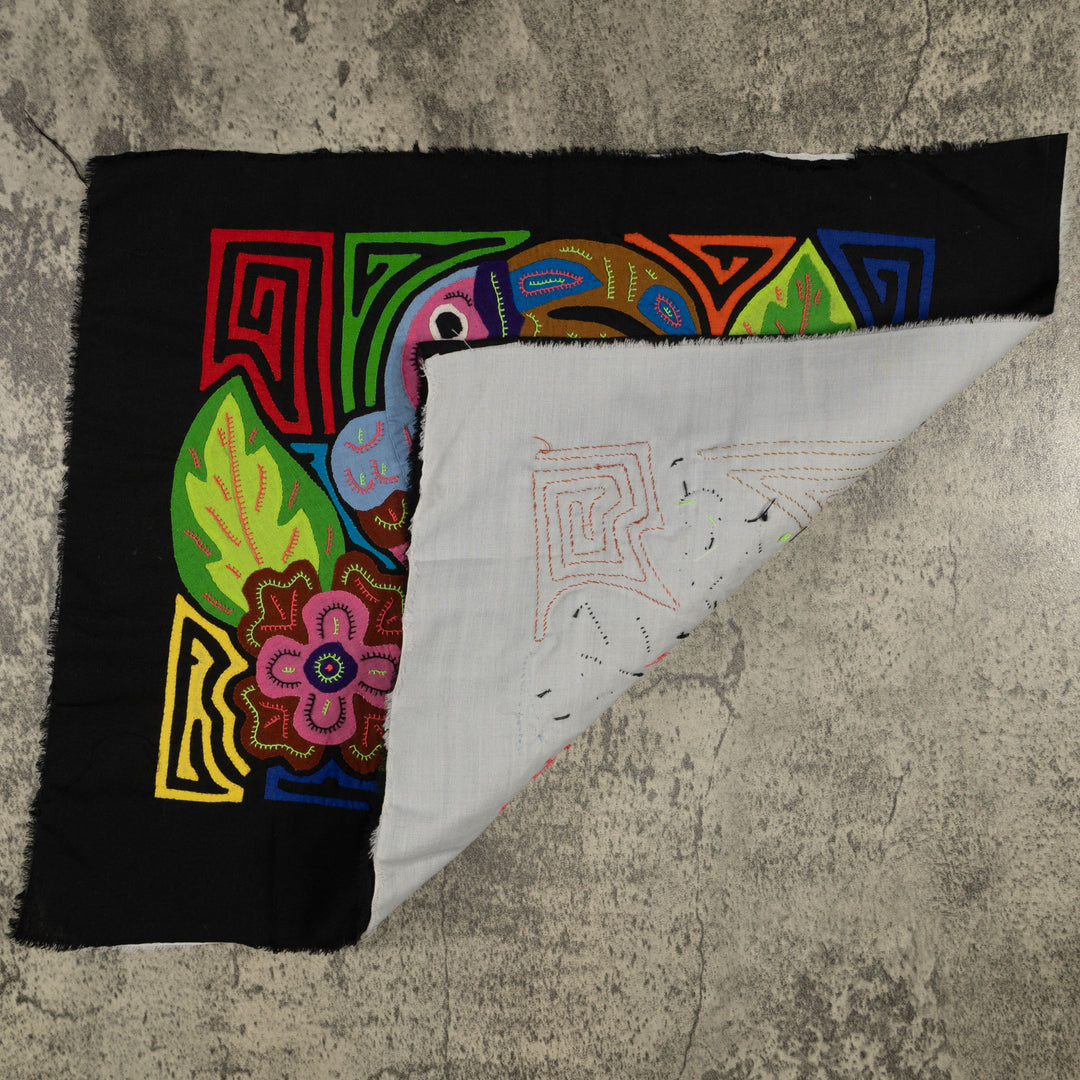 Fantasy Pink Gray And Green Toucan Parrot Bird Mola