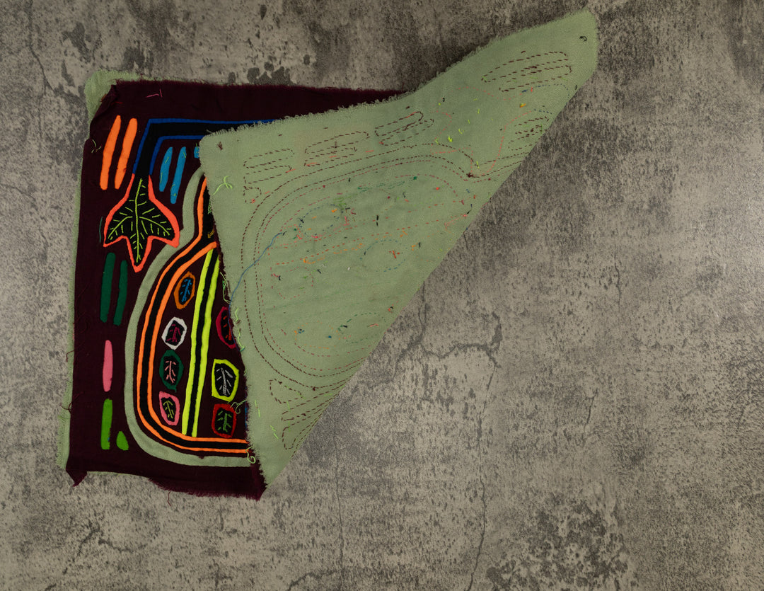 Neon Orange Christmas Tree Ornament Mola