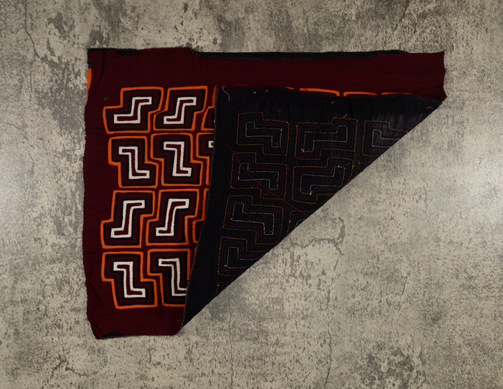 Traditional Burgundy Orange And White Sleepy ZZZ Mola