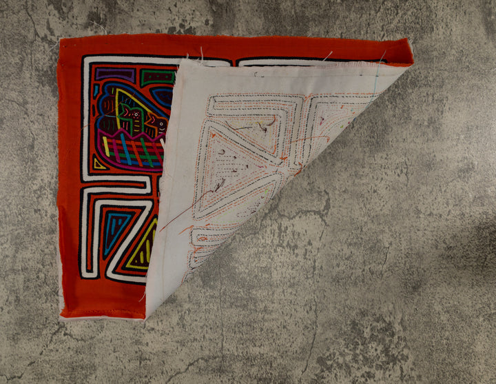 Classic Hen With Chick In Nest Mola