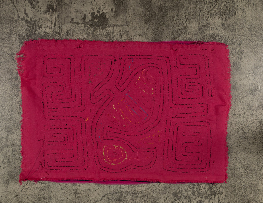 Traditional Pink Jungle Bird Mola